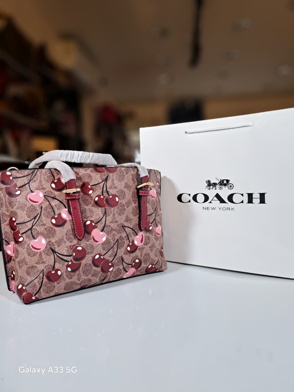 Cherry coach -burgundy