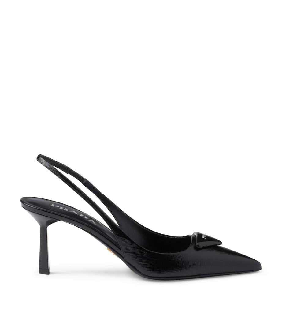 Prada Icon Slingbacks - Black
