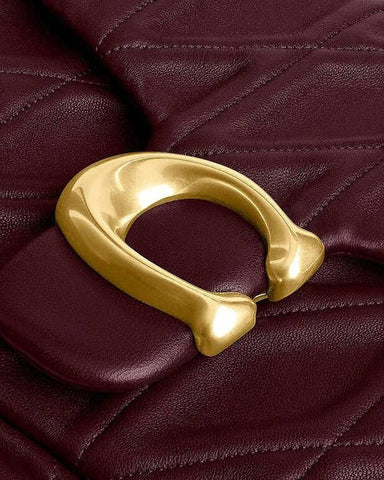 Coach Quilted C-Closure Bag