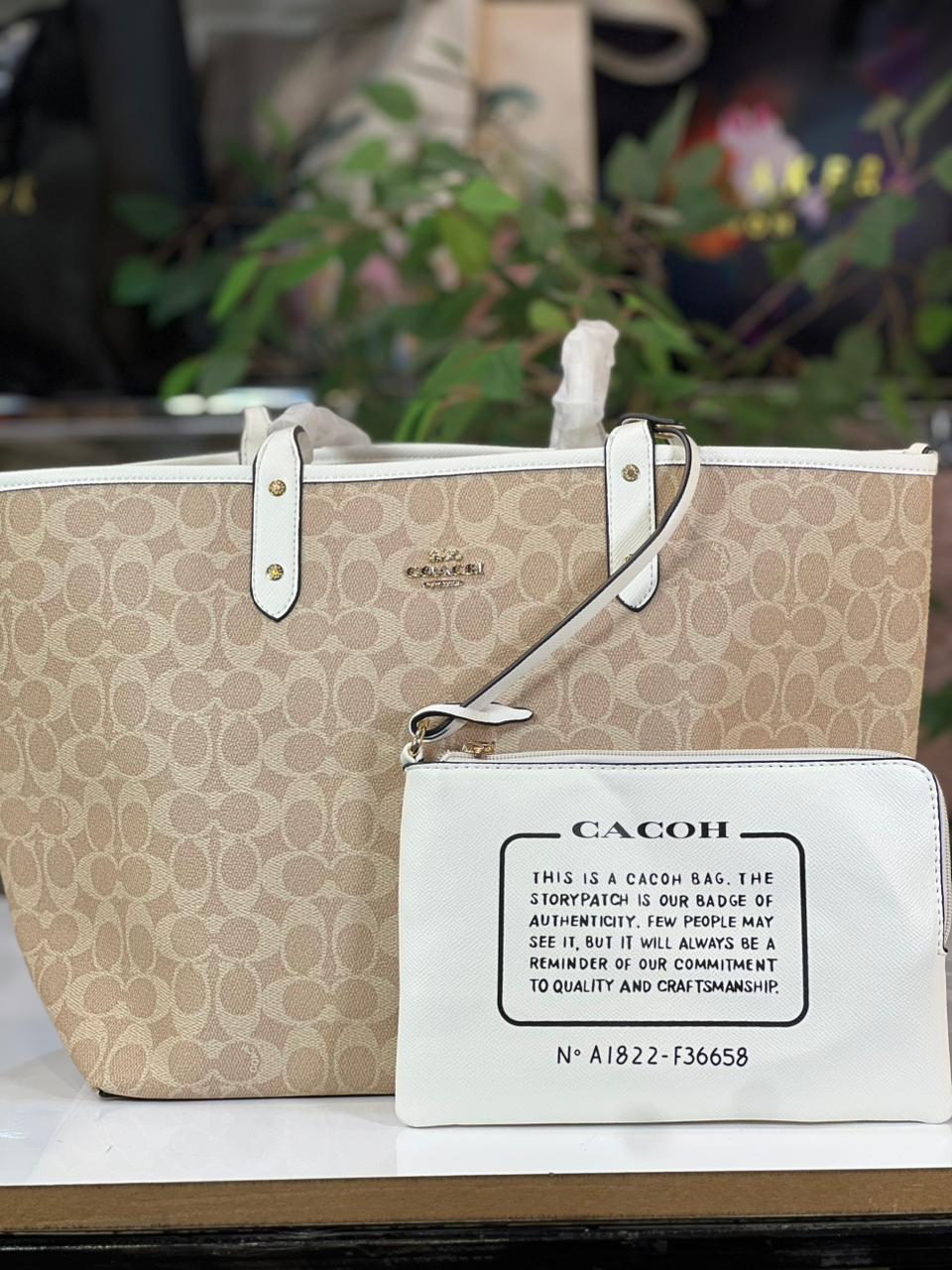 Coach- tote bag “white”