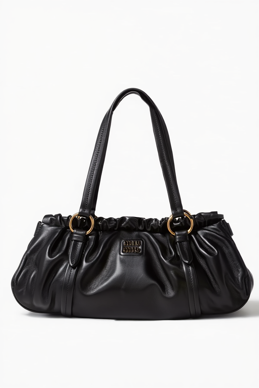 MIU MIU MEDIUM LEATHER SHOULDER BAG