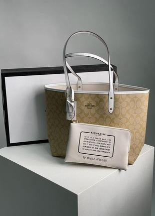 Coach- tote bag “white”