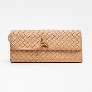 BOTTEGA-Key-Lock Woven Leather