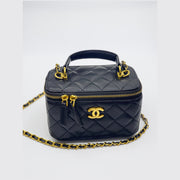 Chic Channel Quilted Mini Bag