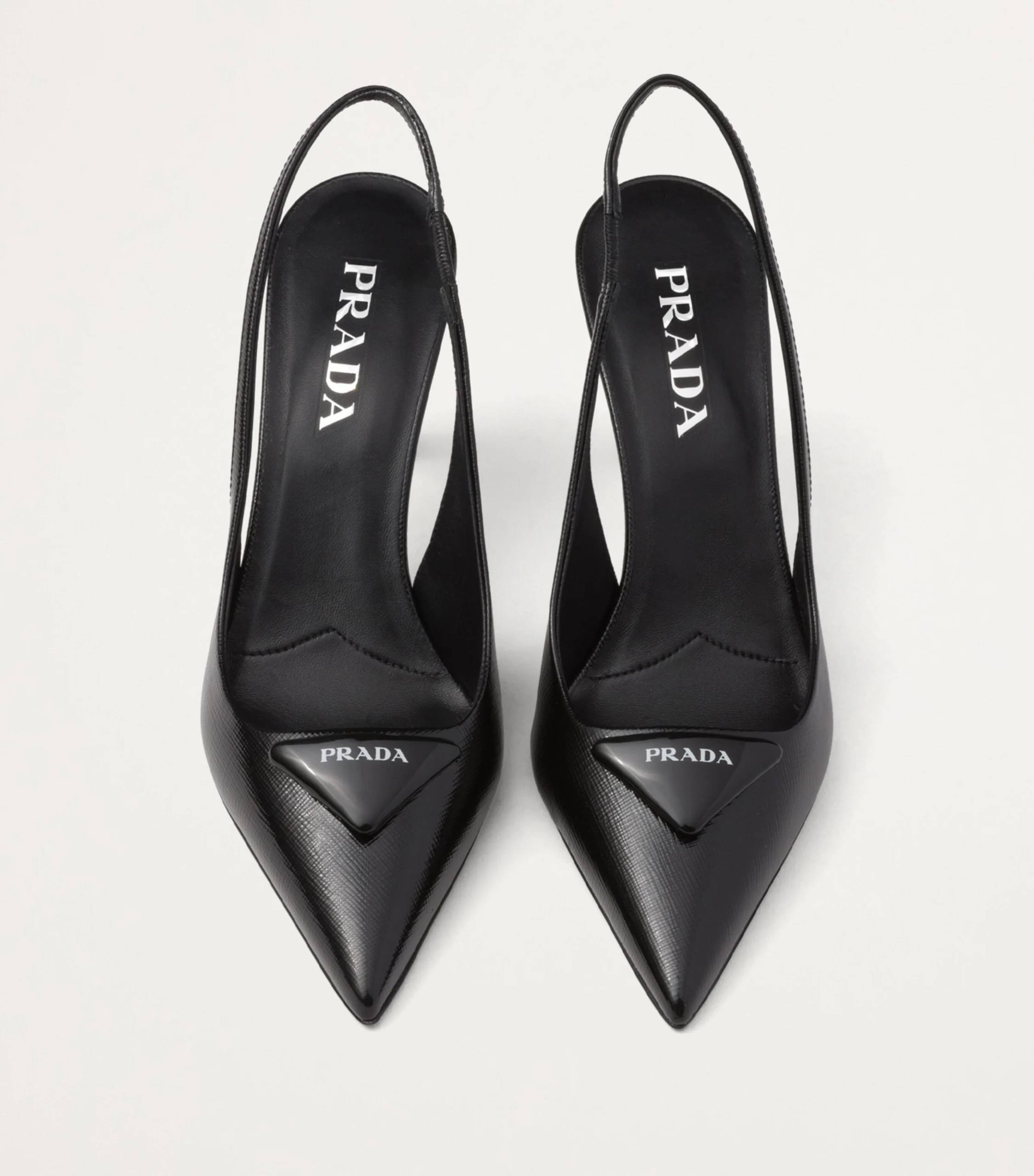 Prada Icon Slingbacks - Black