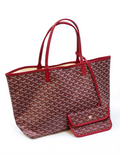 Goyard-brown burgundy