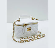 Chic Channel Quilted Mini Bag