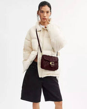 Coach Quilted C-Closure Bag