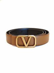 Valentino Garavani  VLogo Leather Belt