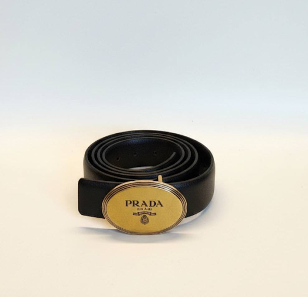 Prada Milano Leather Belt