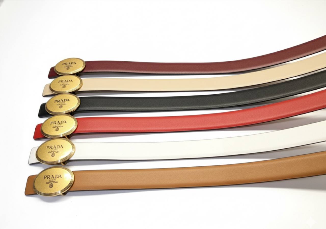 Prada Milano Leather Belt