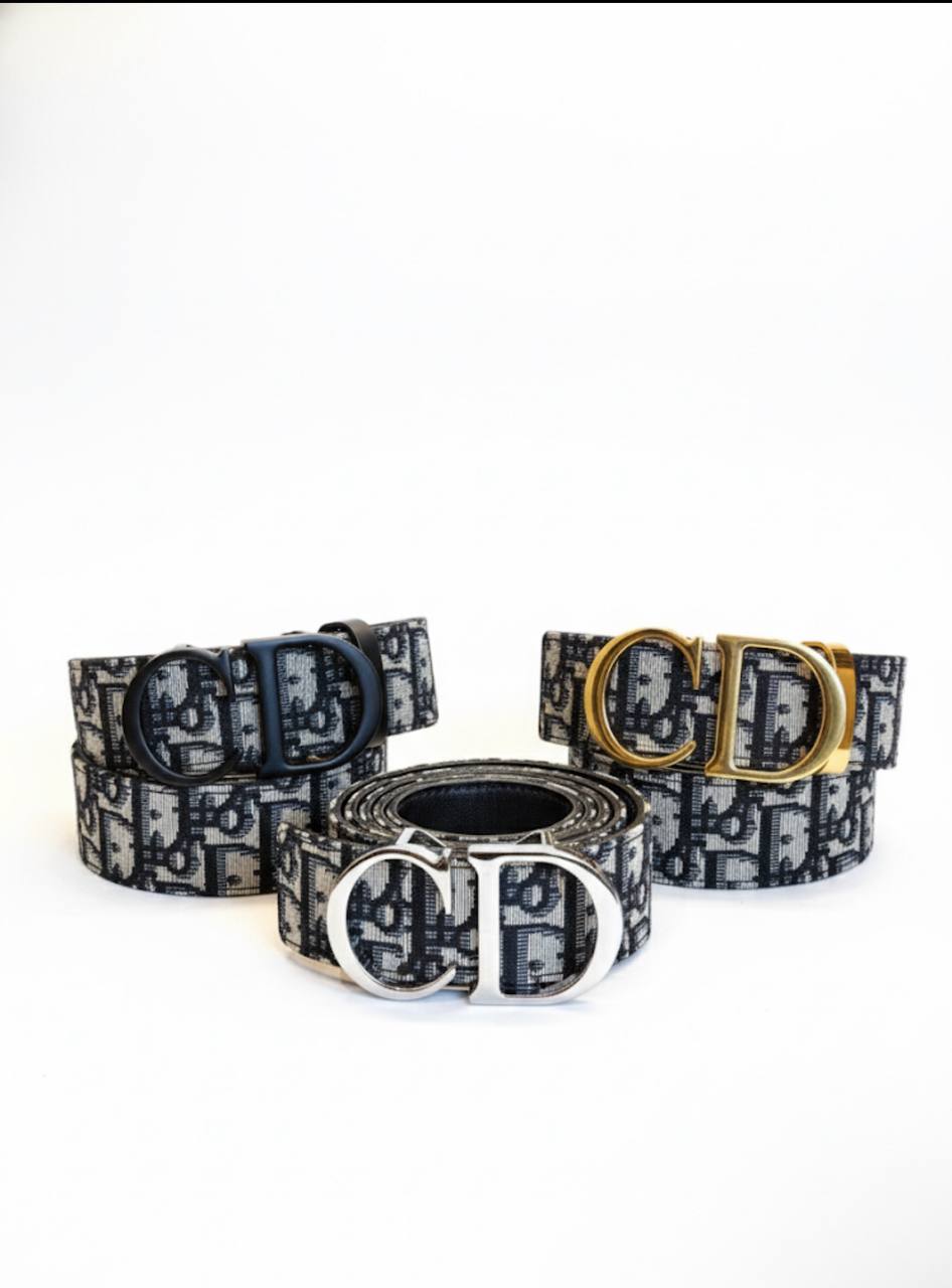 Dior Oblique Canvas Belt – CD Signature Buckle