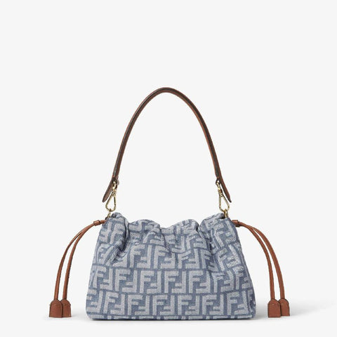 Fendi Monogram Canvas Shoulder Bag