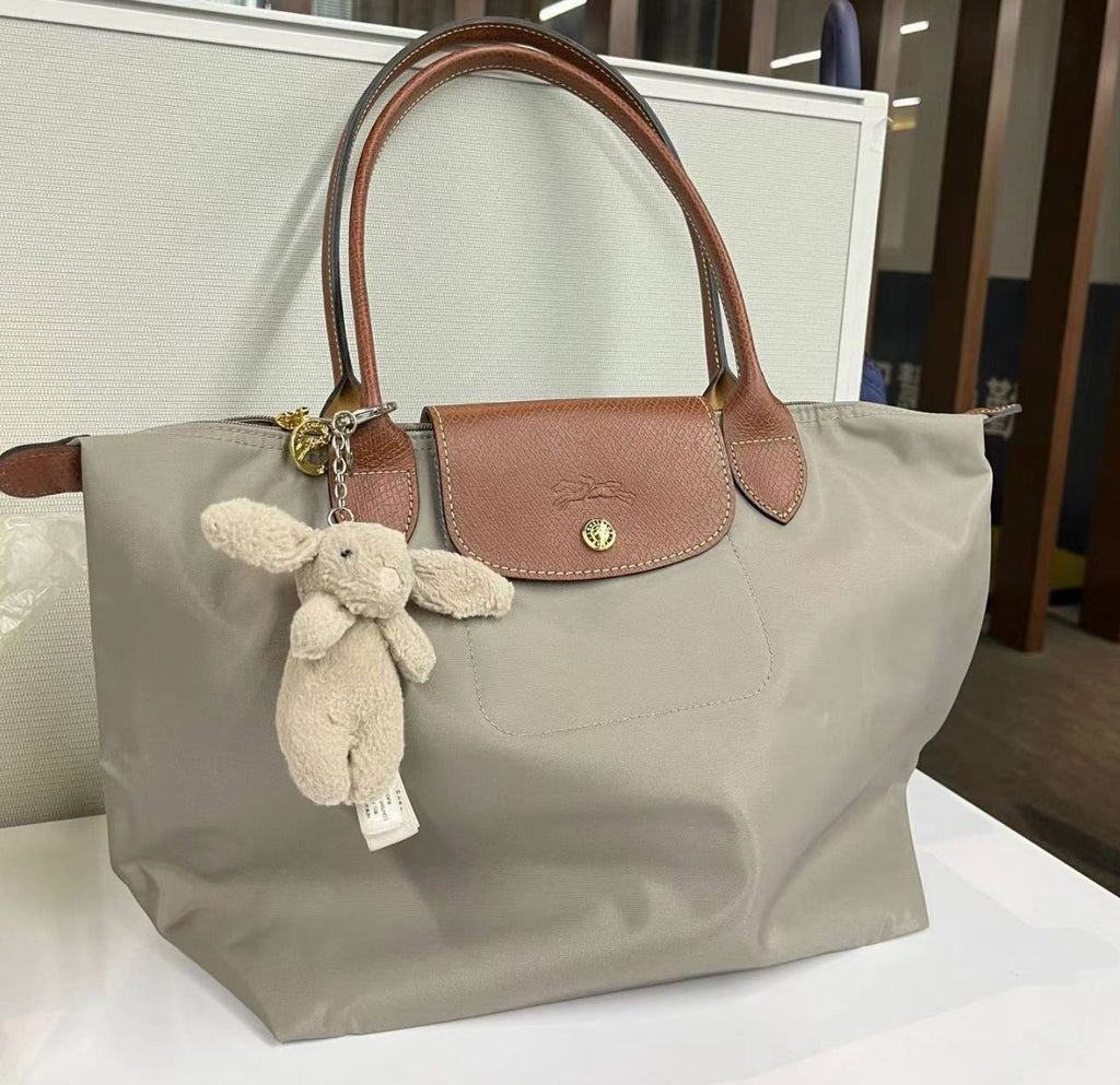 Longchamp-khaki Grey