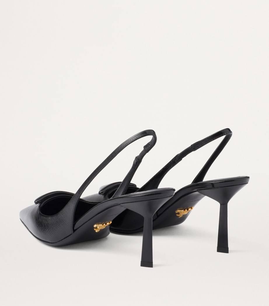 Prada Icon Slingbacks - Black
