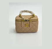 Chic Channel Quilted Mini Bag