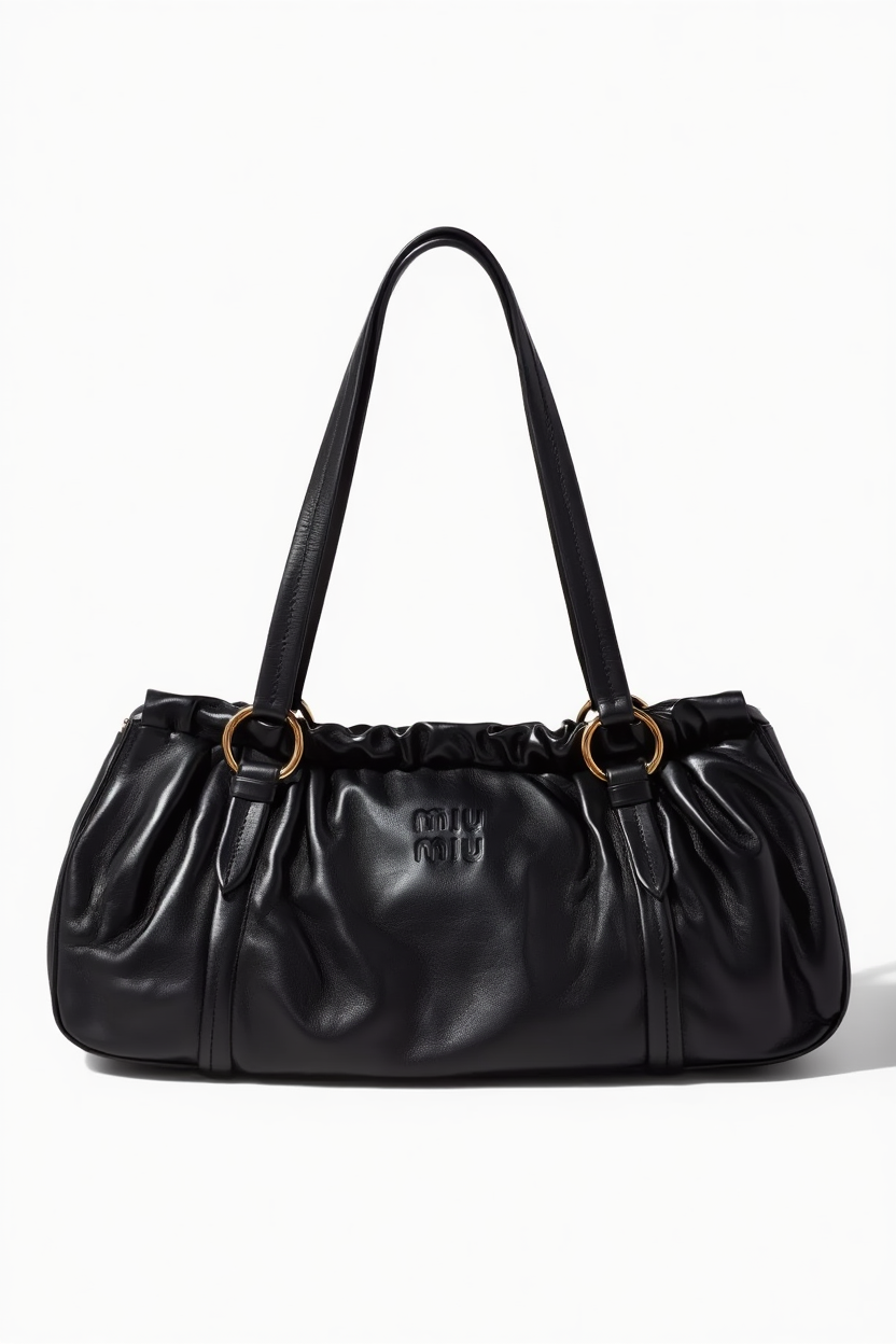 MIU MIU MEDIUM LEATHER SHOULDER BAG