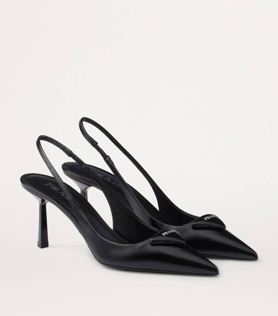 Prada Icon Slingbacks - Black