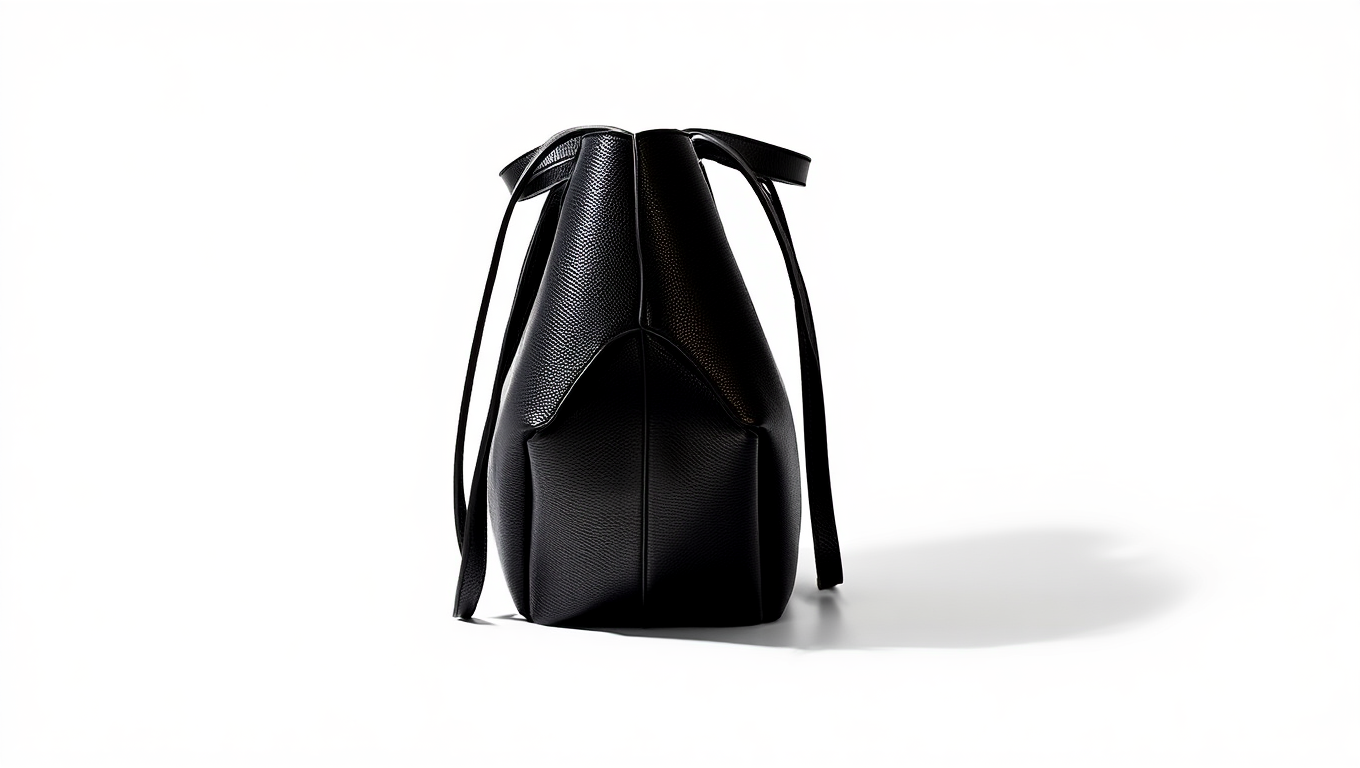 The Essential Structured Tote
-Black