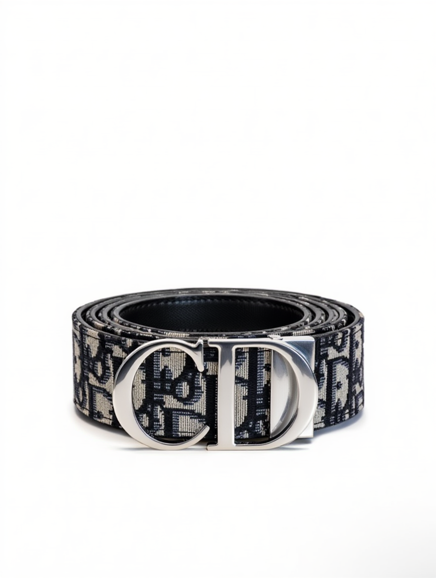 Dior Oblique Canvas Belt – CD Signature Buckle