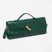 BOTTEGA-Key-Lock Woven Leather