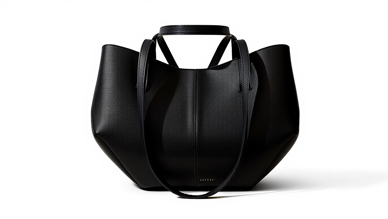 The Essential Structured Tote
-Black