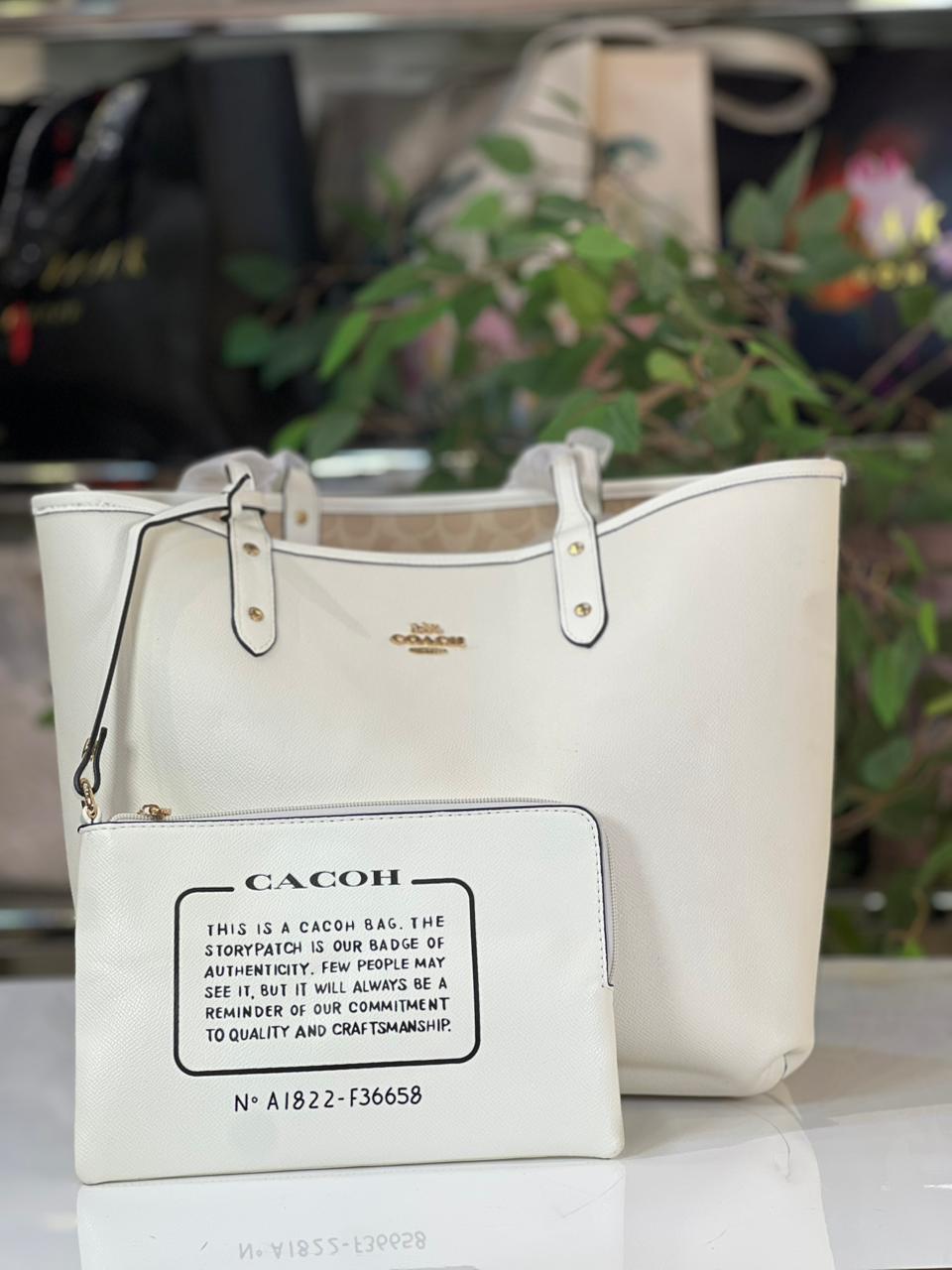 Coach- tote bag “white”