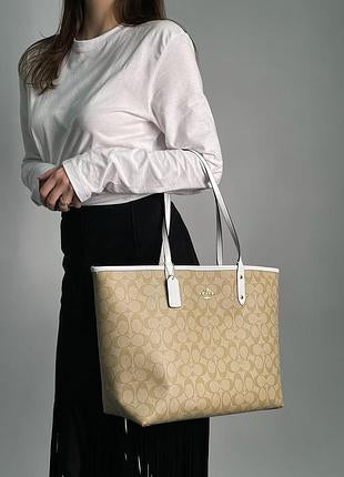 Coach- tote bag “white”