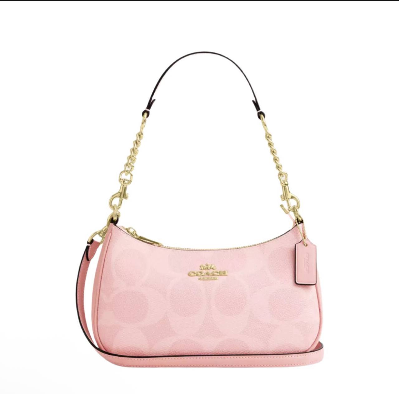 Coach teri shoulder bag in canvas