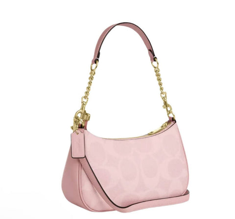 Coach teri shoulder bag in canvas
