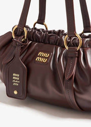 MIU MIU MEDIUM LEATHER SHOULDER BAG
