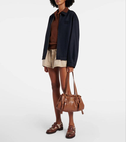 MIU MIU MEDIUM LEATHER SHOULDER BAG