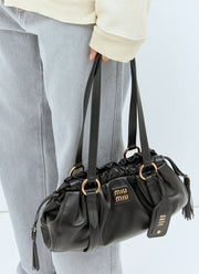 MIU MIU MEDIUM LEATHER SHOULDER BAG