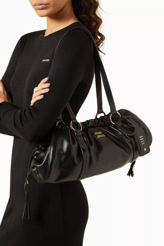 MIU MIU MEDIUM LEATHER SHOULDER BAG