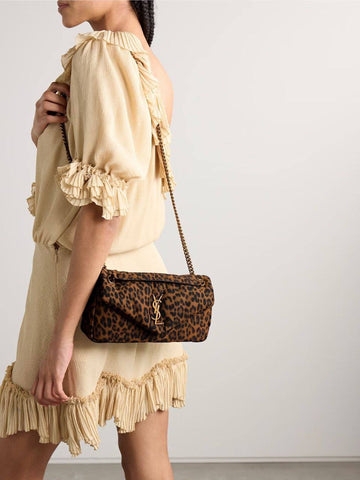 Saint Laurent Loulou Puffer Medium – Leopard Print Edition