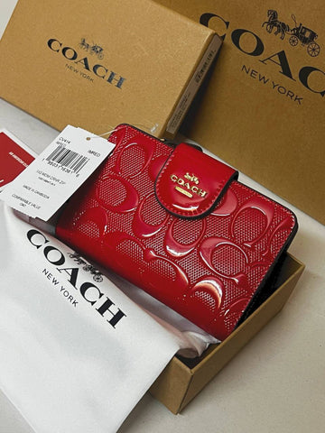 Coach wallet original in red
