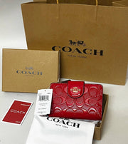 Coach wallet original in red