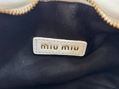 Miu Iconic Matelassé Hobo Bag
