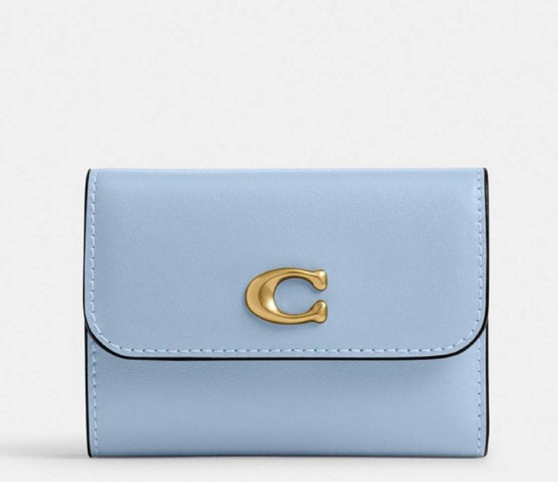 Coach Mini wallet with Card Holder – Baby Blue