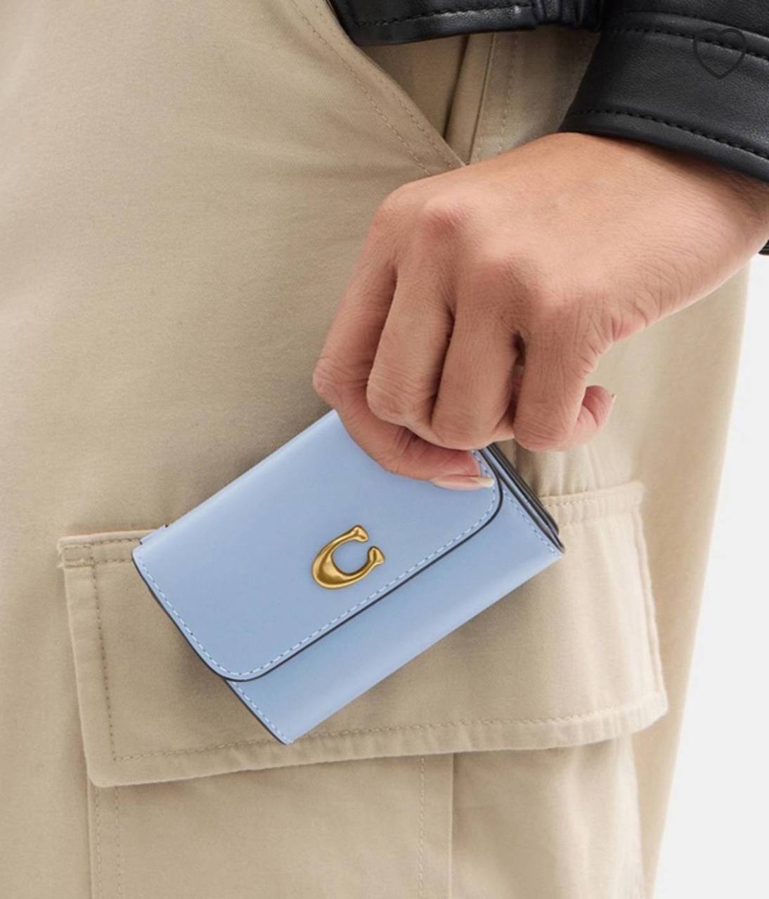 Coach Mini wallet with Card Holder – Baby Blue