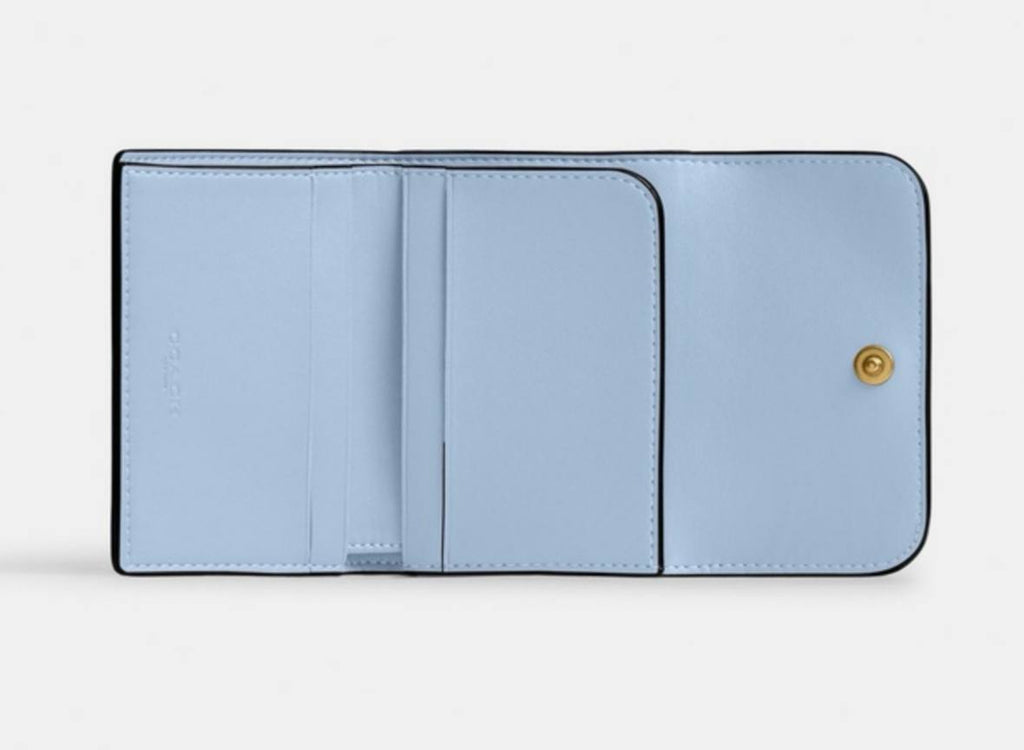 Coach Mini wallet with Card Holder – Baby Blue
