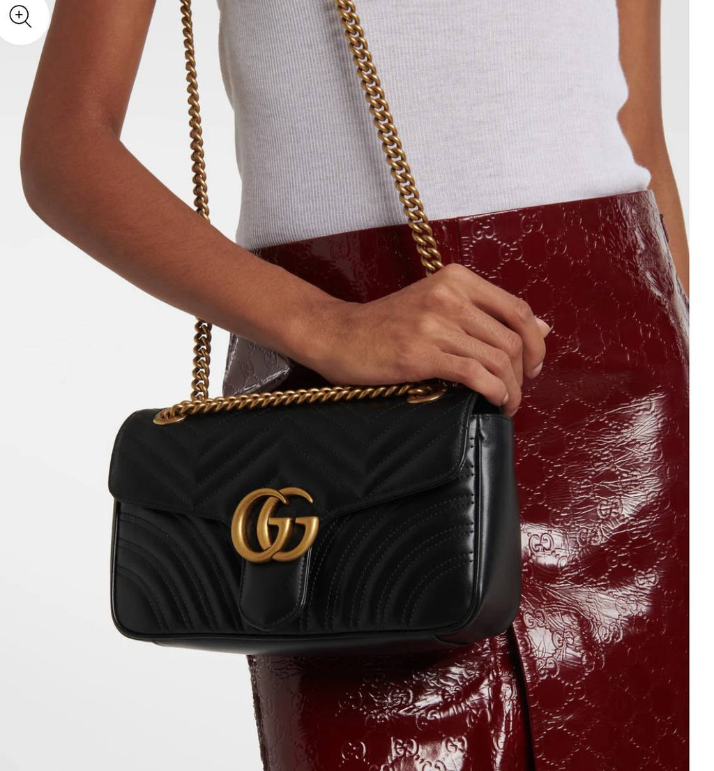 Gucci GG Marmont Matelassé Mini Bag – Black